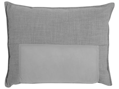  Corner Sofa 3 Seater ELVENES Fabric Light Grey Right Hand