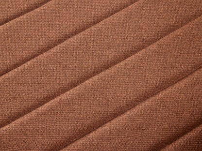  Sofa Bed 3 Seater SENJA Faux Linen Orange