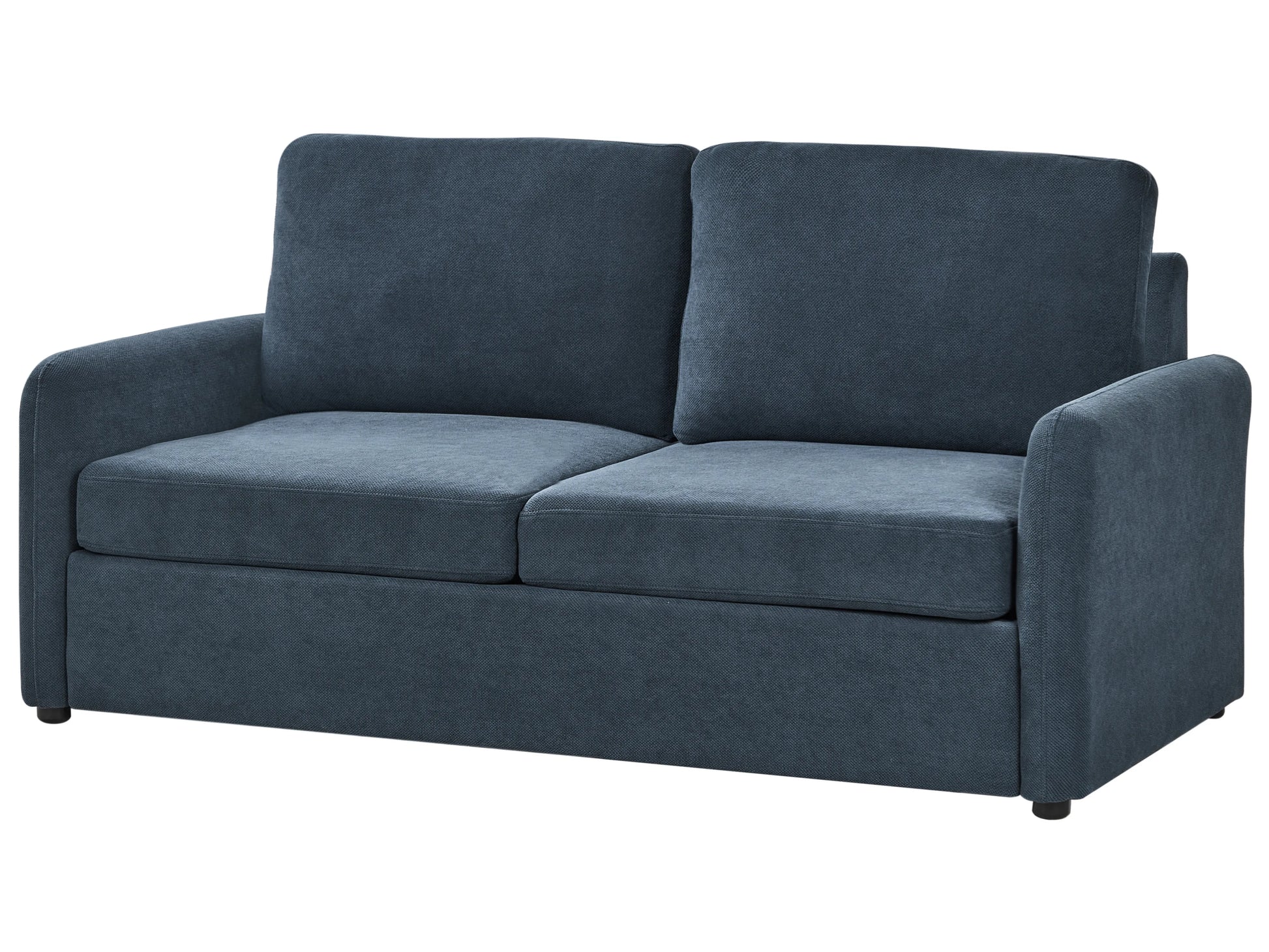  Sofa Bed 3 Seater BENNAS Fabric Blue
