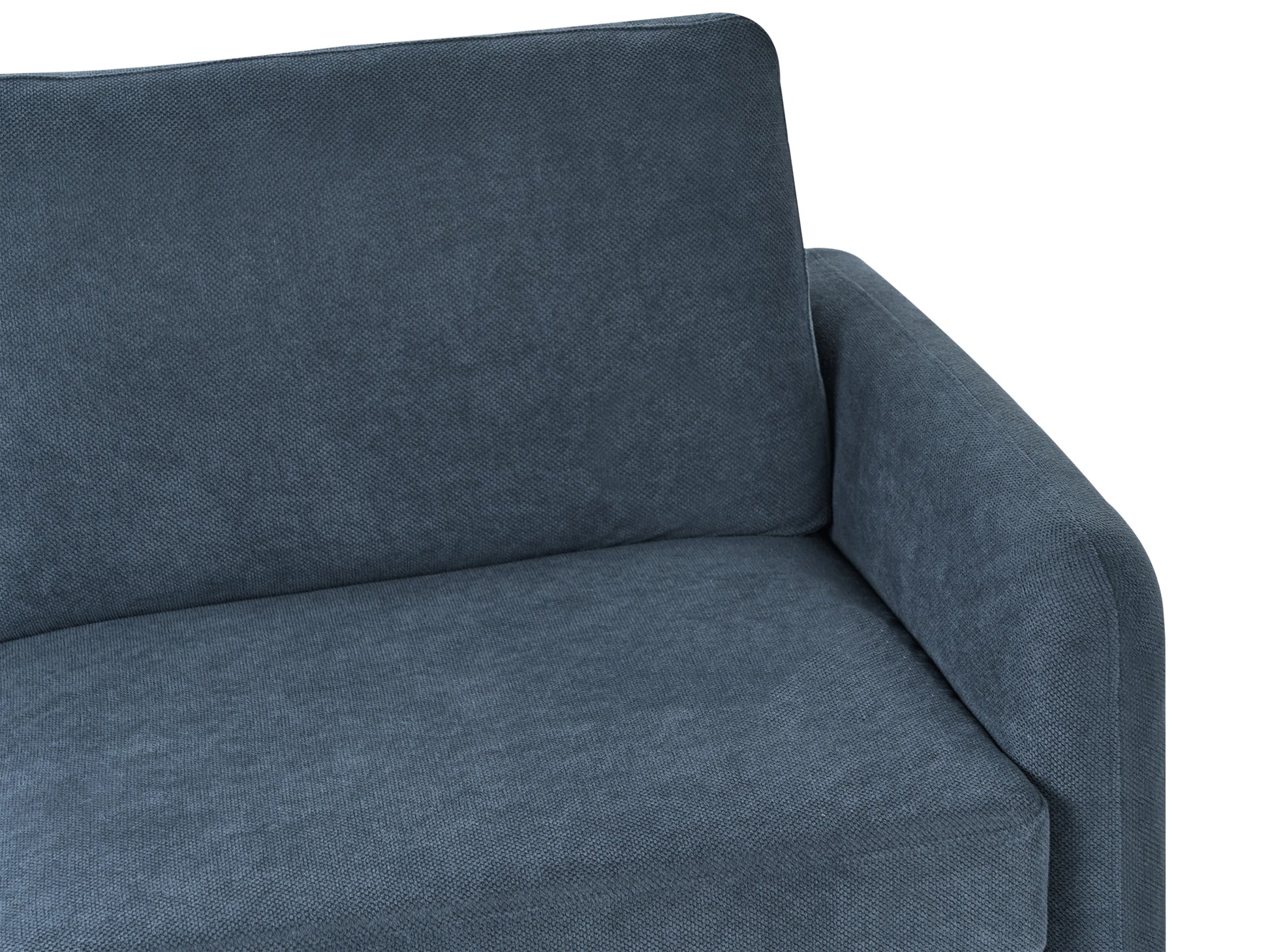  Sofa Bed 3 Seater BENNAS Fabric Blue