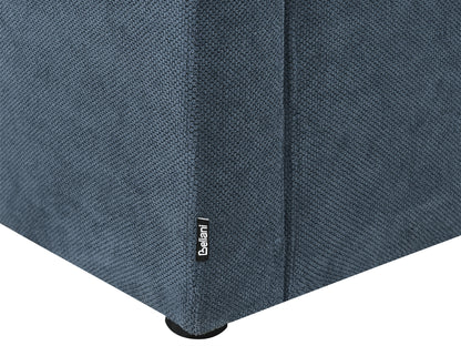  Sofa Bed 3 Seater BENNAS Fabric Blue