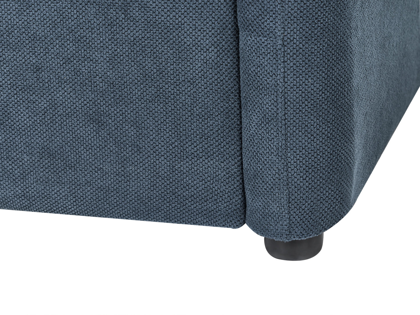  Sofa Bed 3 Seater BENNAS Fabric Blue