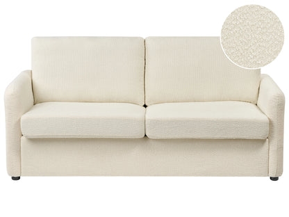  Sofa Bed 3 Seater BENNAS Boucle Light Beige