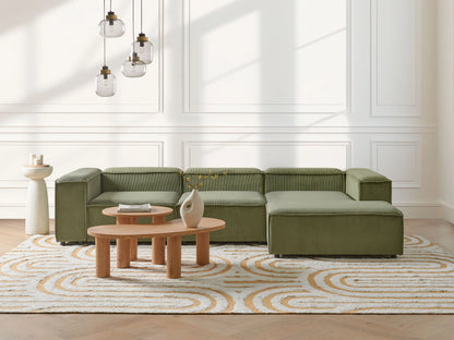  1-Seat Section ARDAL Corduroy Green