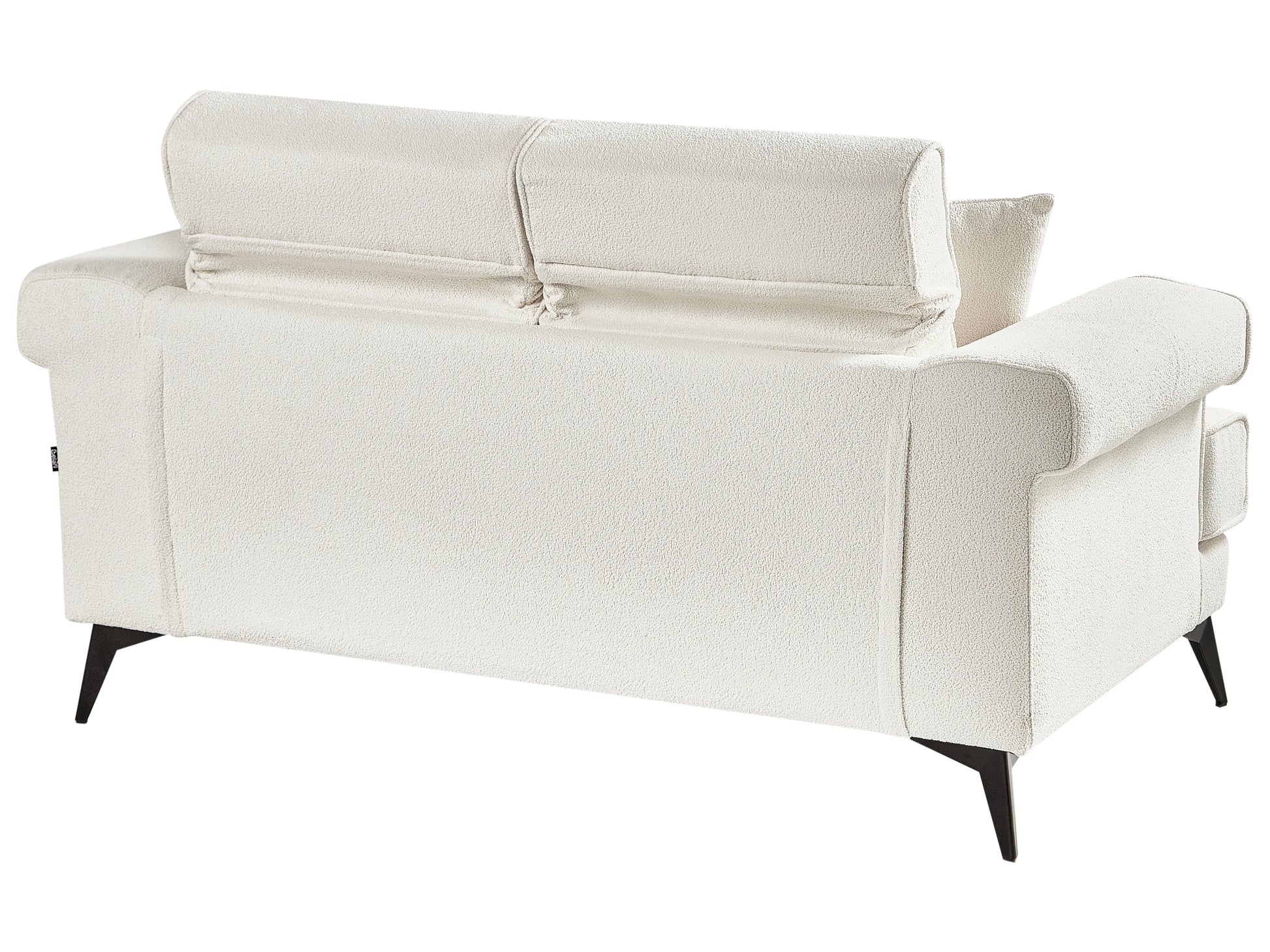  Sofa 2 Seater SKIVE Boucle White