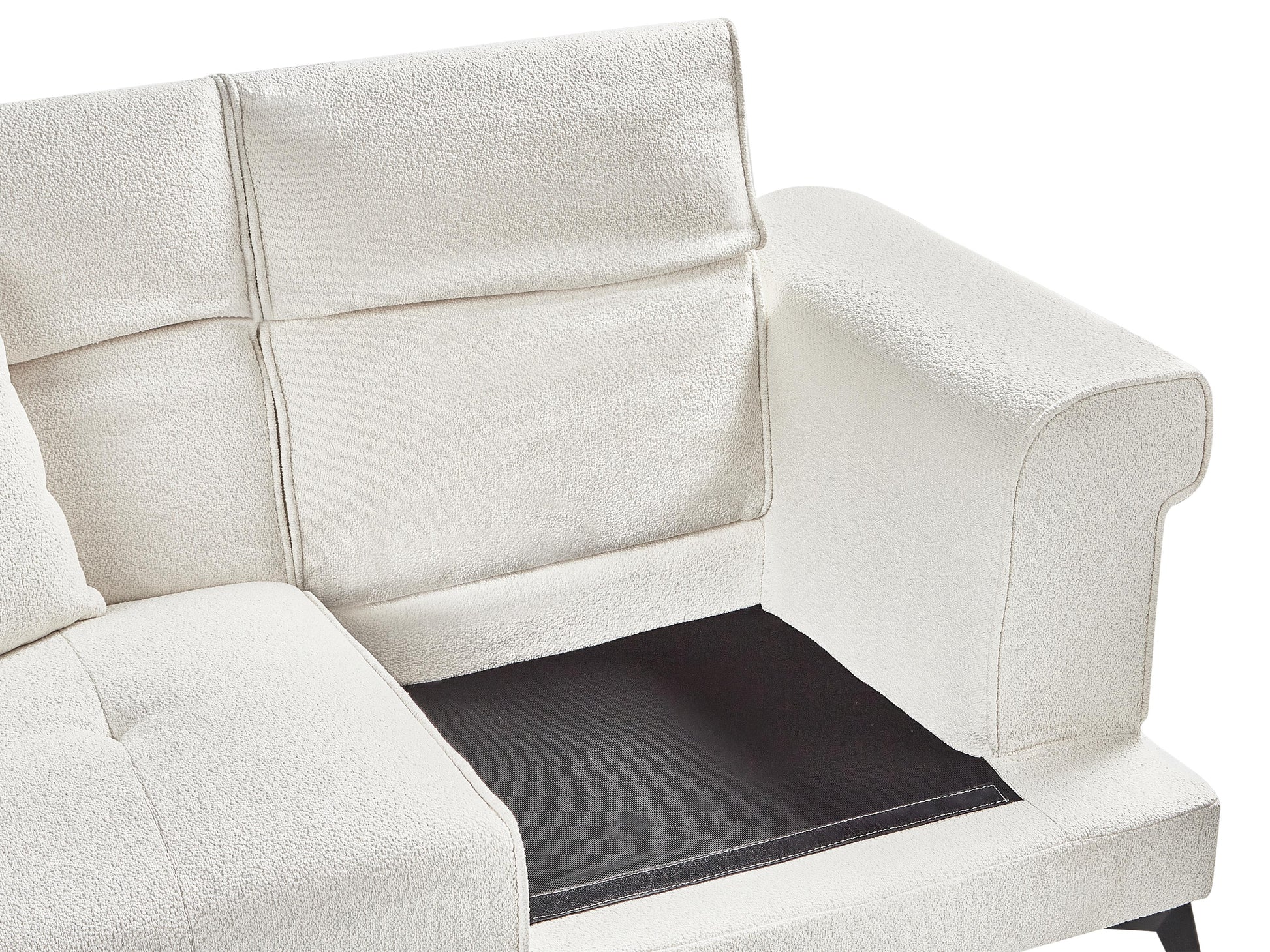  Sofa 2 Seater SKIVE Boucle White
