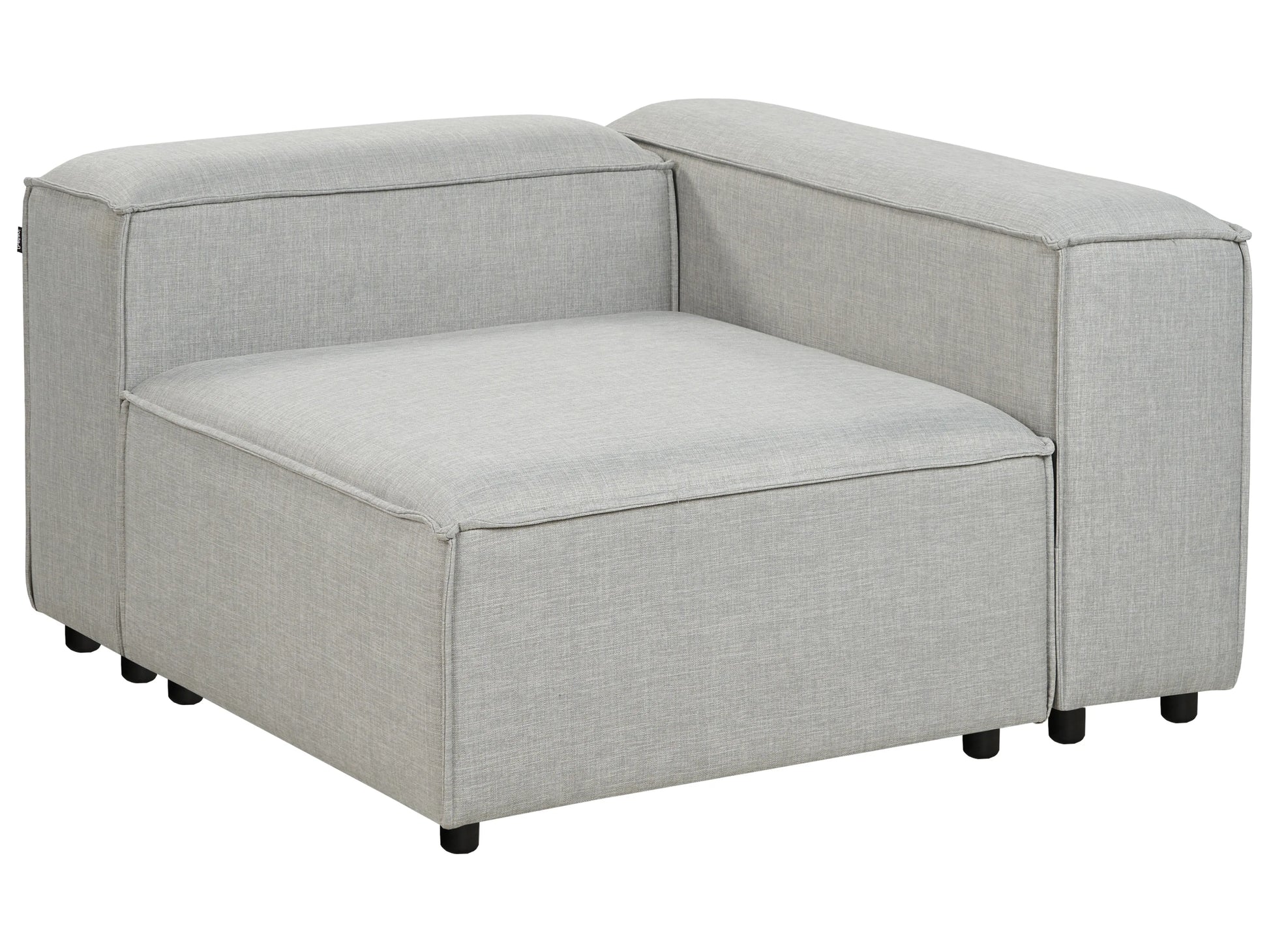  Corner Seat ARDAL Fabric Light Grey Left Hand