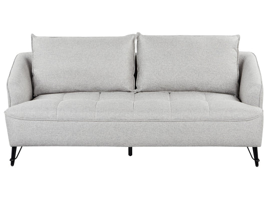  Sofa 3 Seater HOBRO Fabric Grey