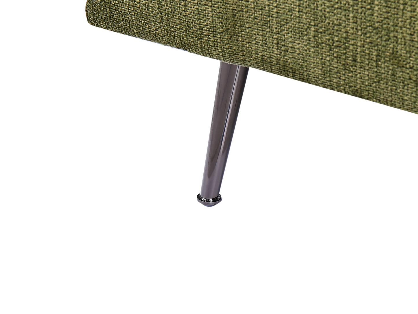  Left-Hand Chaise Lounge RIOM Fabric Green