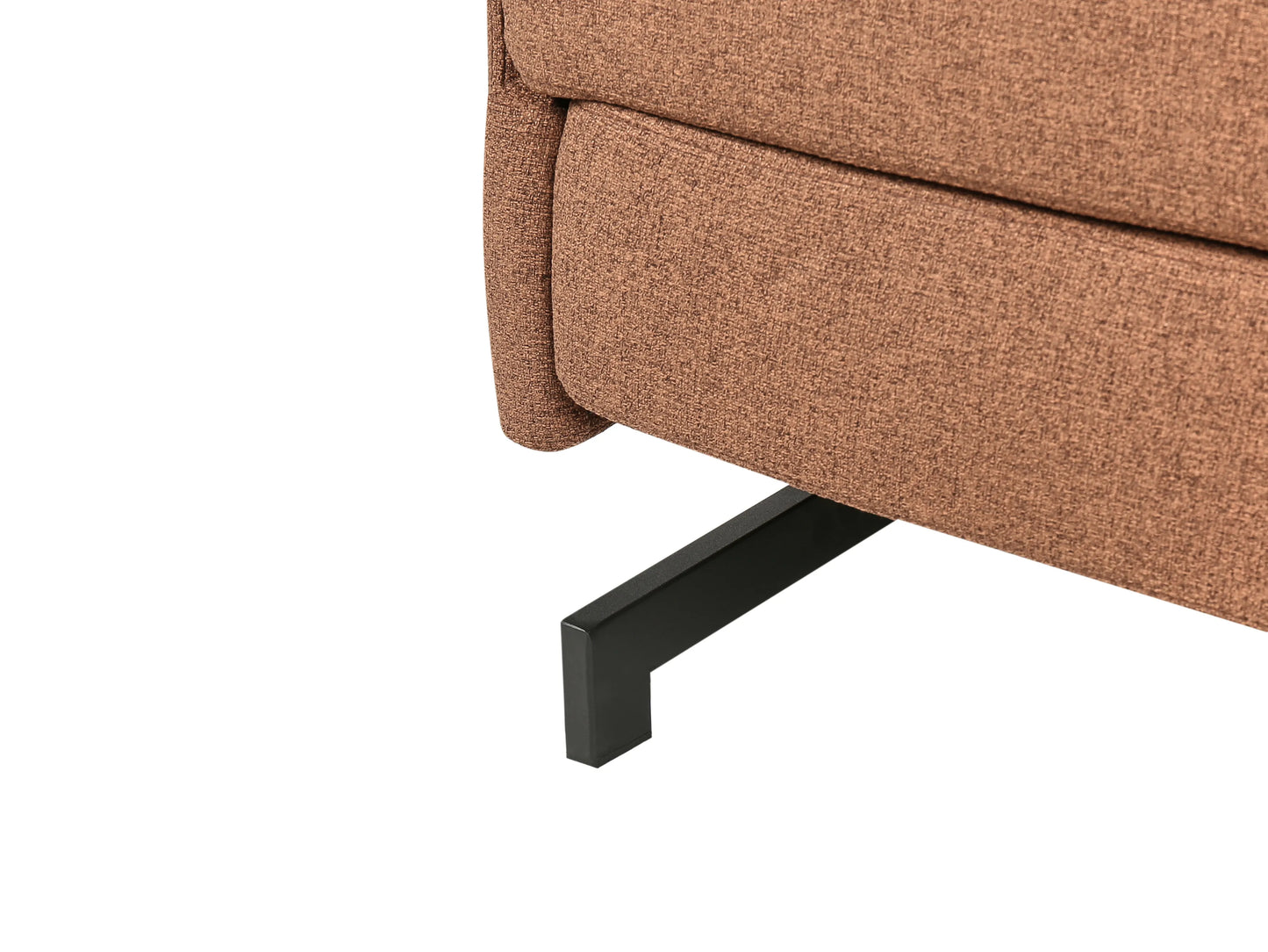  Sofa Bed 2 Seater BELFAST Fabric Golden Brown