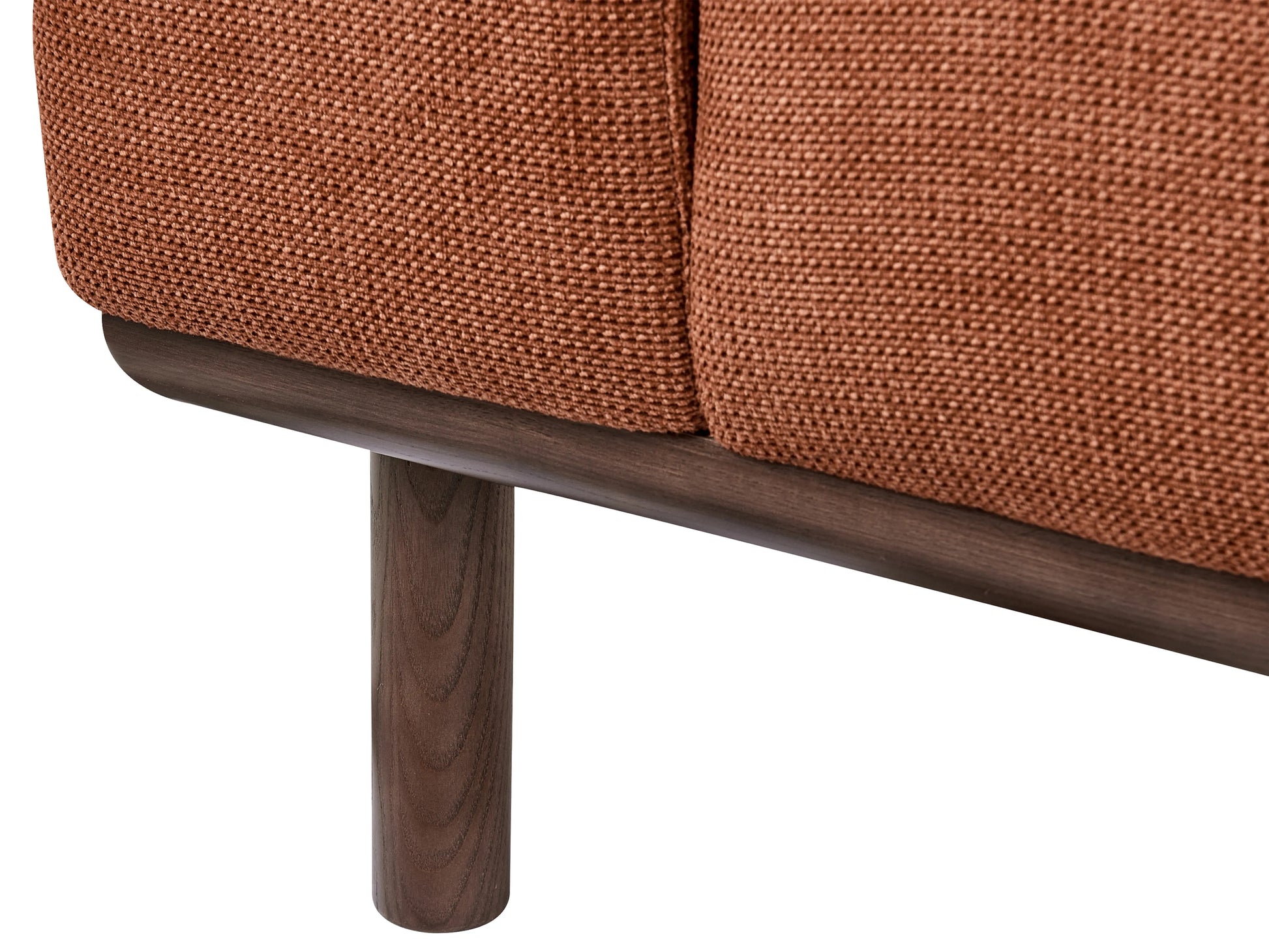  Sofa 2 Seater LAURILA Fabric Golden Brown