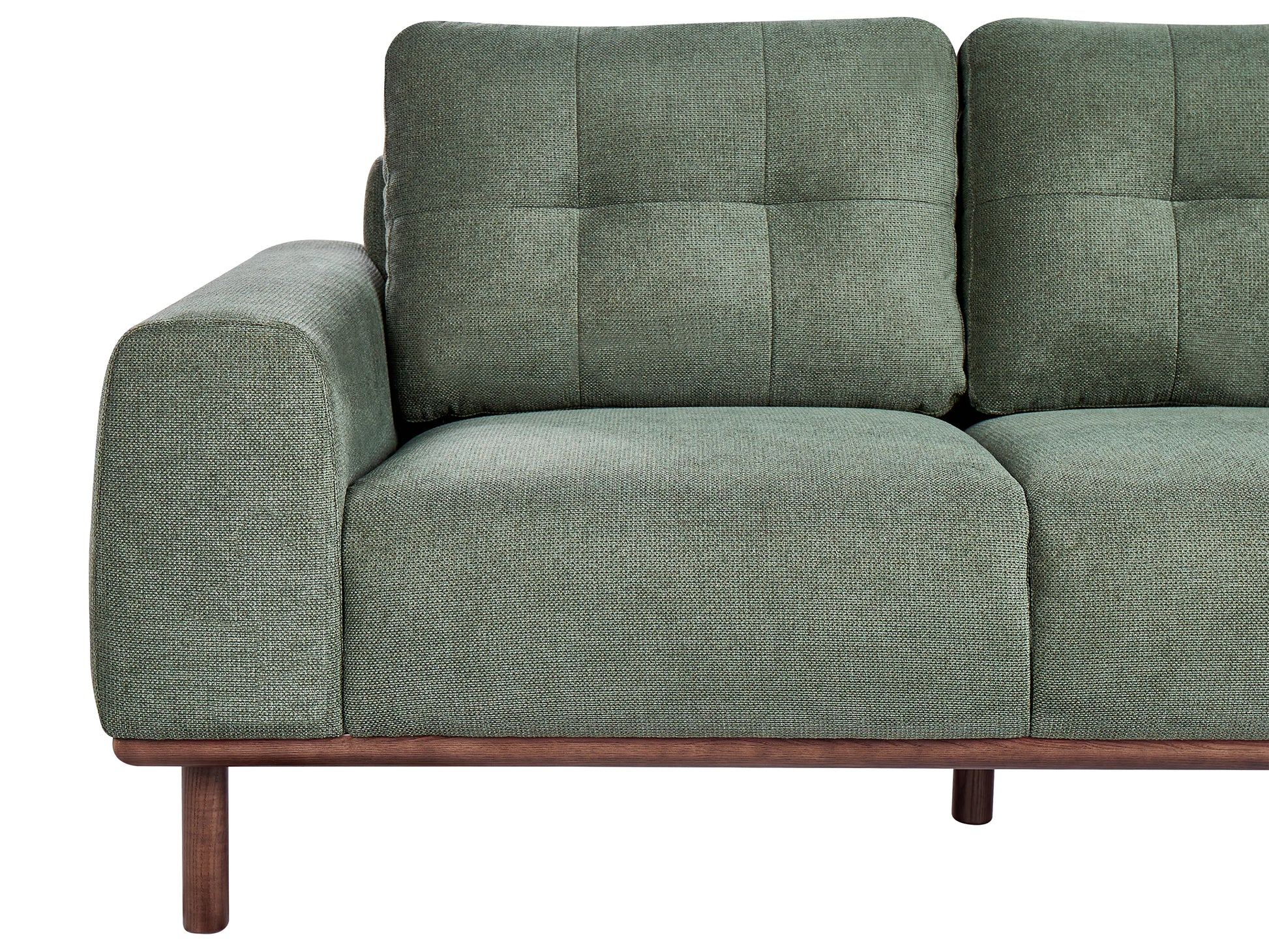  Sofa 2 Seater LAURILA Fabric Green