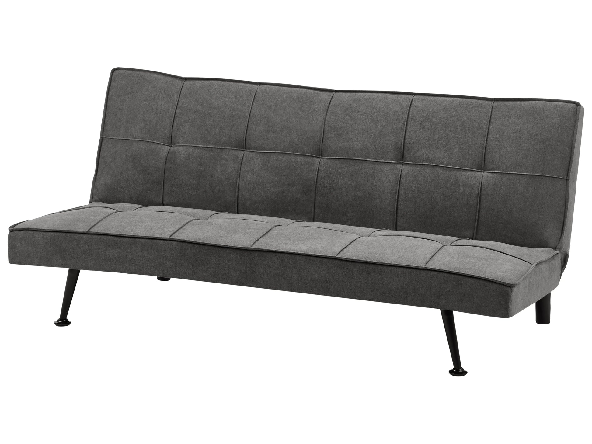  Sofa Bed 3 Seater HASLE Fabric Dark Grey