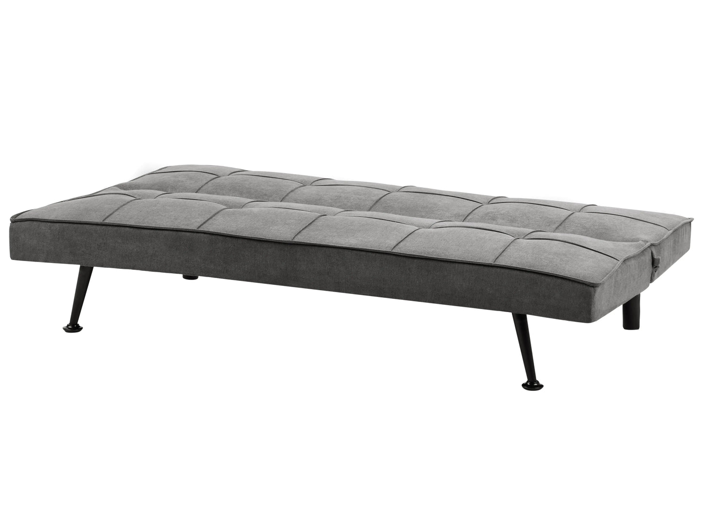  Sofa Bed 3 Seater HASLE Fabric Dark Grey