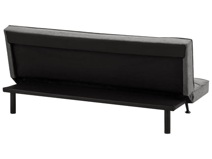  Sofa Bed 3 Seater HASLE Fabric Dark Grey