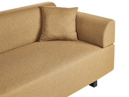  Sofa 3 Seater SOKNA Fabric Mustard With Tables