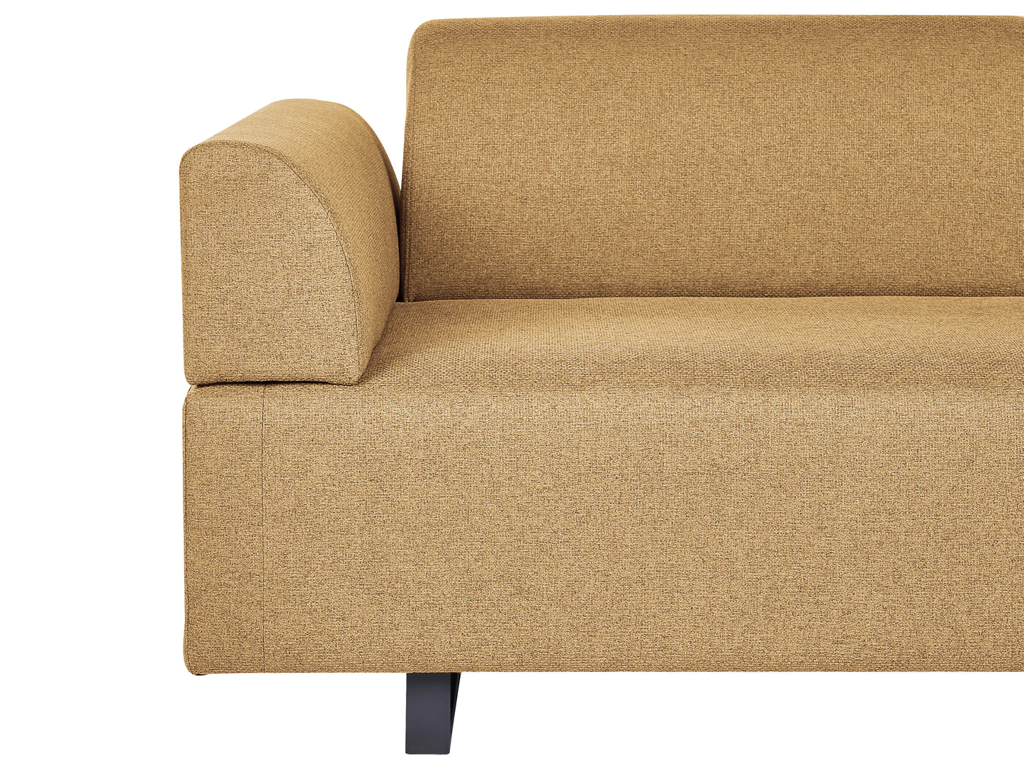  Sofa 3 Seater SOKNA Fabric Mustard With Tables