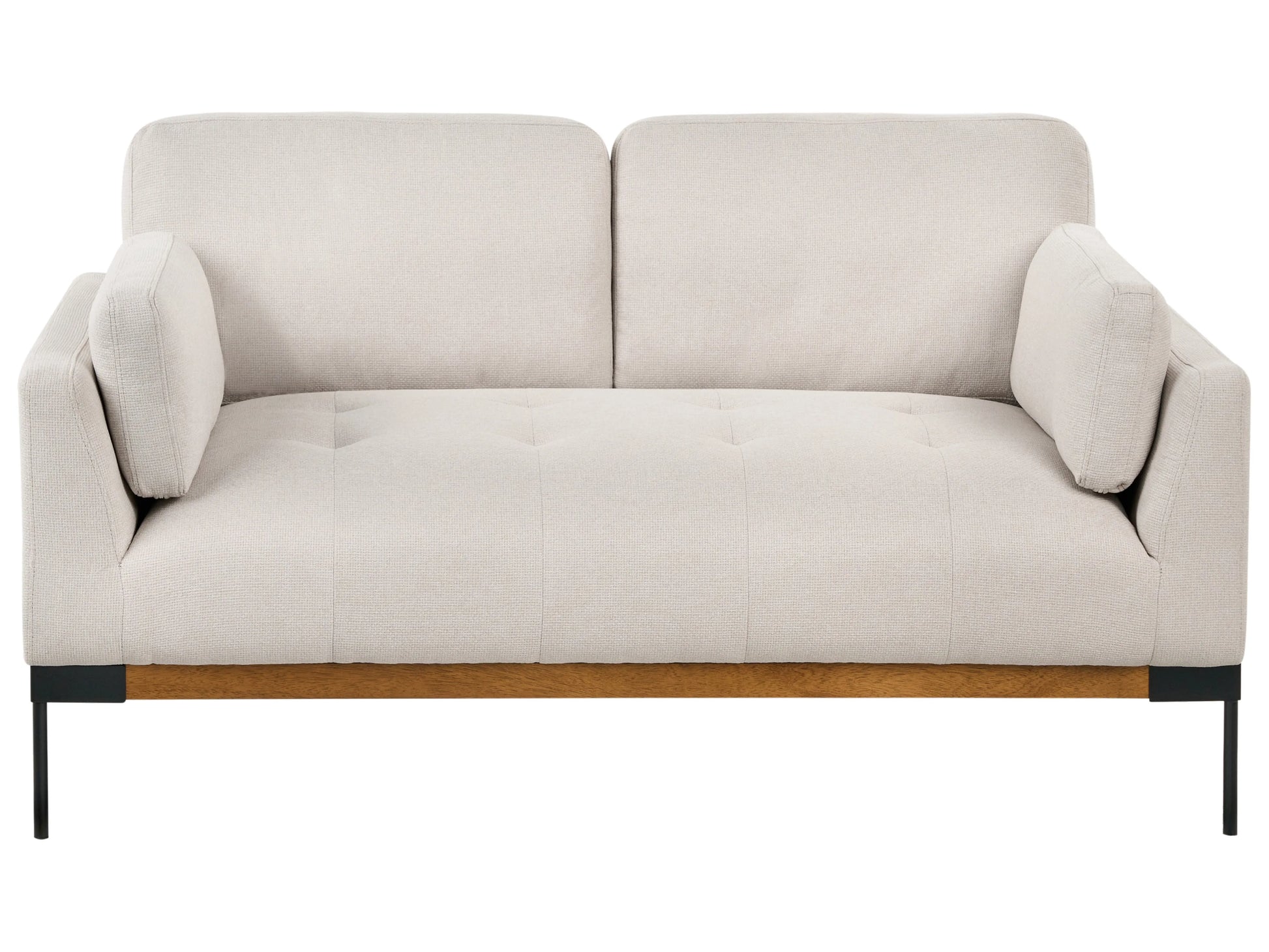  Sofa 2 Seater SKAVEN Fabric Light Beige