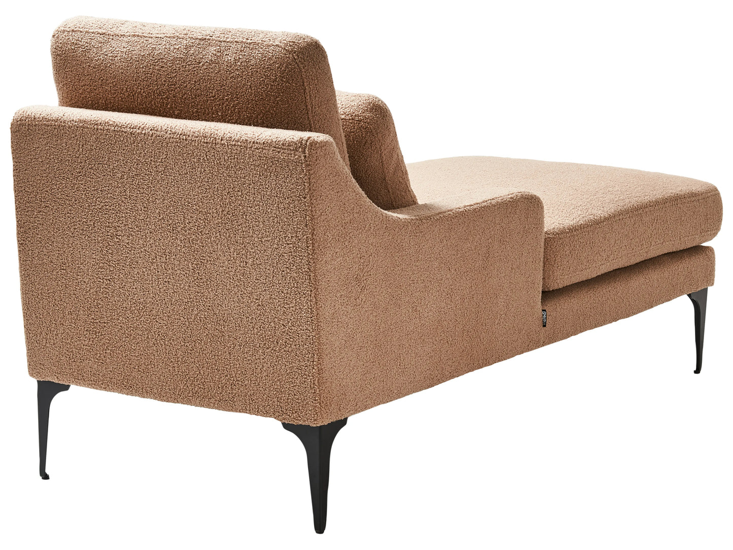  Left-Hand Chaise Lounge EWRON Boucle Sand Beige