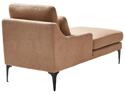  Left-Hand Chaise Lounge EWRON Boucle Sand Beige