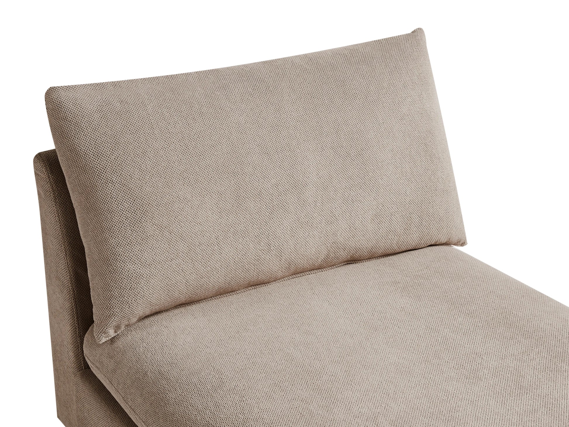  Chaise Longue VIZILLE Fabric Taupe