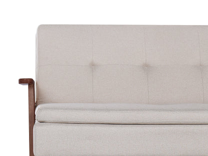  Sofa Bed 3 Seater TJORN Fabric Beige