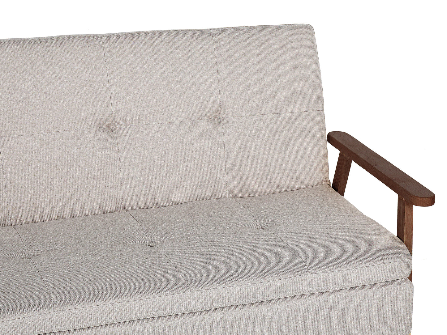 Sofa Bed 3 Seater TJORN Fabric Beige