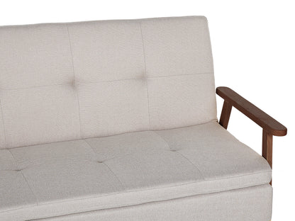  Sofa Bed 3 Seater TJORN Fabric Beige