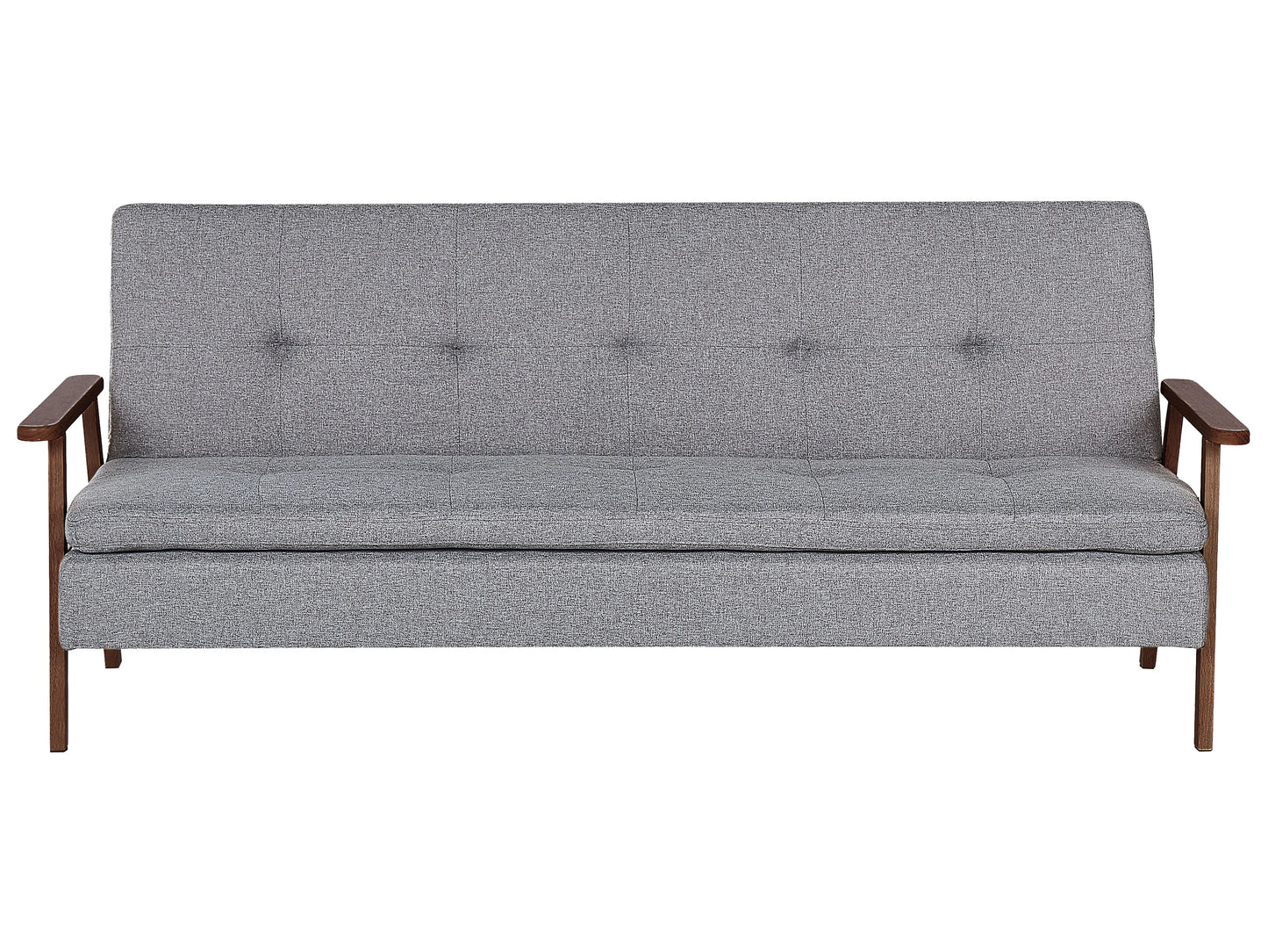  Sofa Bed 3 Seater TJORN Fabric Light Grey