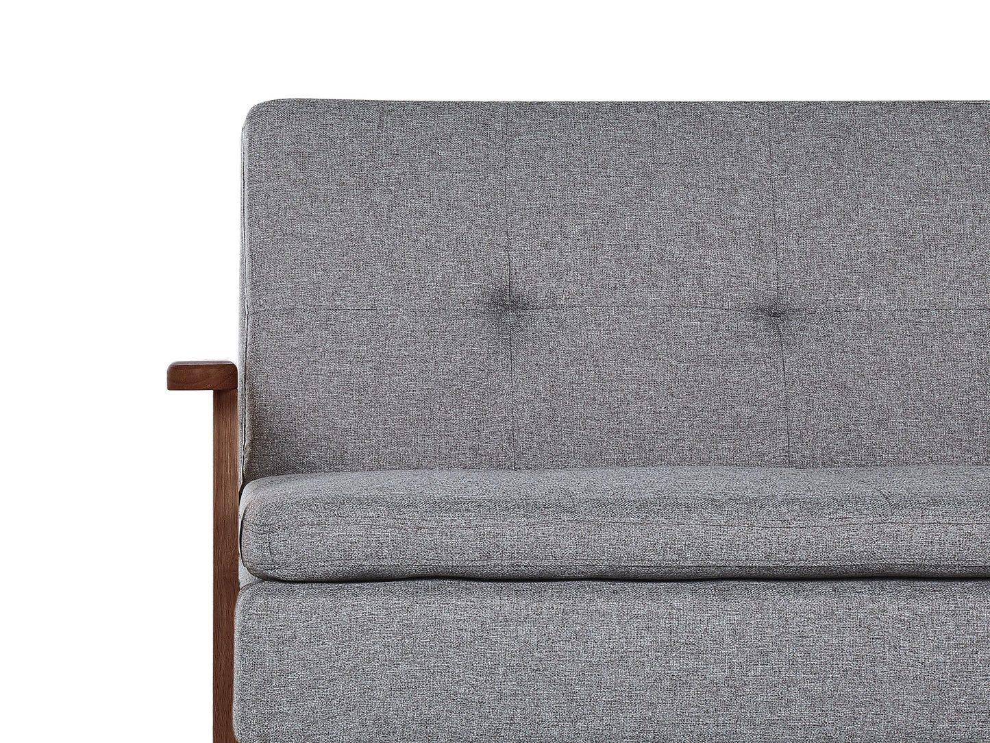 Sofa Bed 3 Seater TJORN Fabric Light Grey