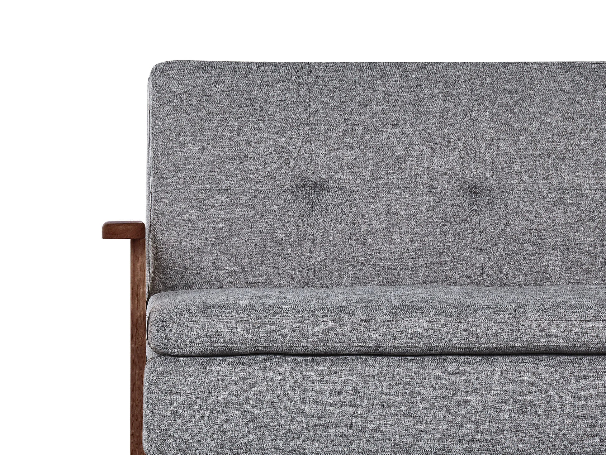 Sofa Bed 3 Seater TJORN Fabric Light Grey
