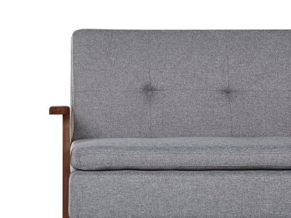  Sofa Bed 3 Seater TJORN Fabric Light Grey