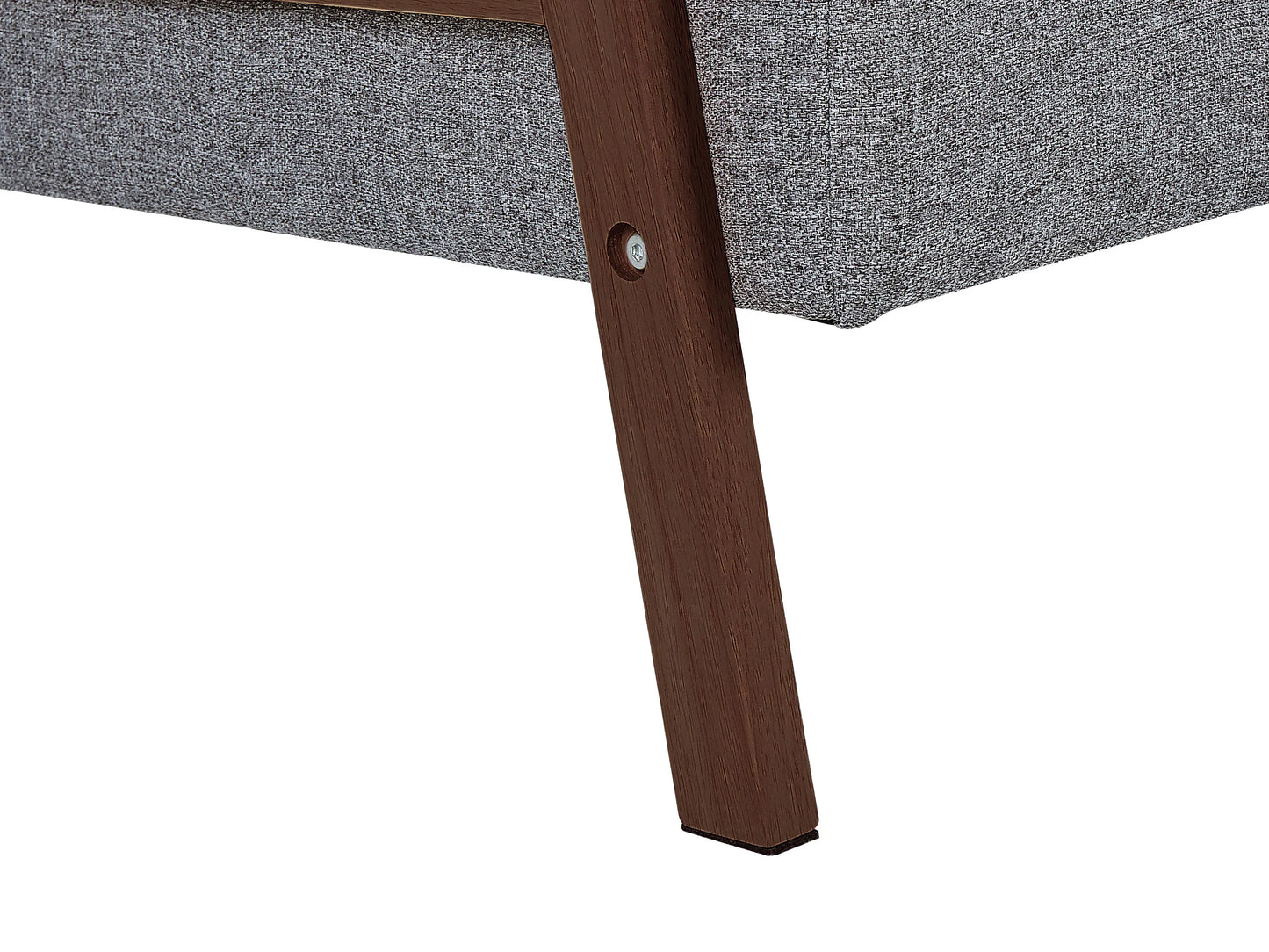  Sofa Bed 3 Seater TJORN Fabric Light Grey