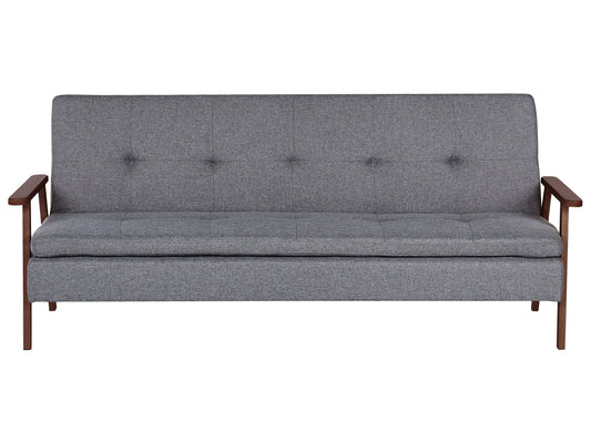  Sofa Bed 3 Seater TJORN Fabric Grey