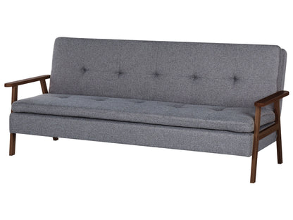 Sofa Bed 3 Seater TJORN Fabric Grey