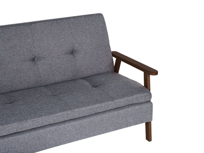  Sofa Bed 3 Seater TJORN Fabric Grey