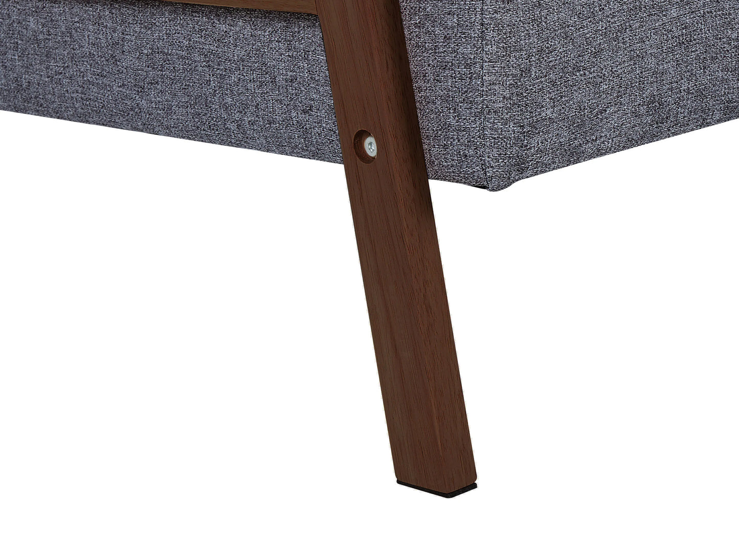  Sofa Bed 3 Seater TJORN Fabric Grey