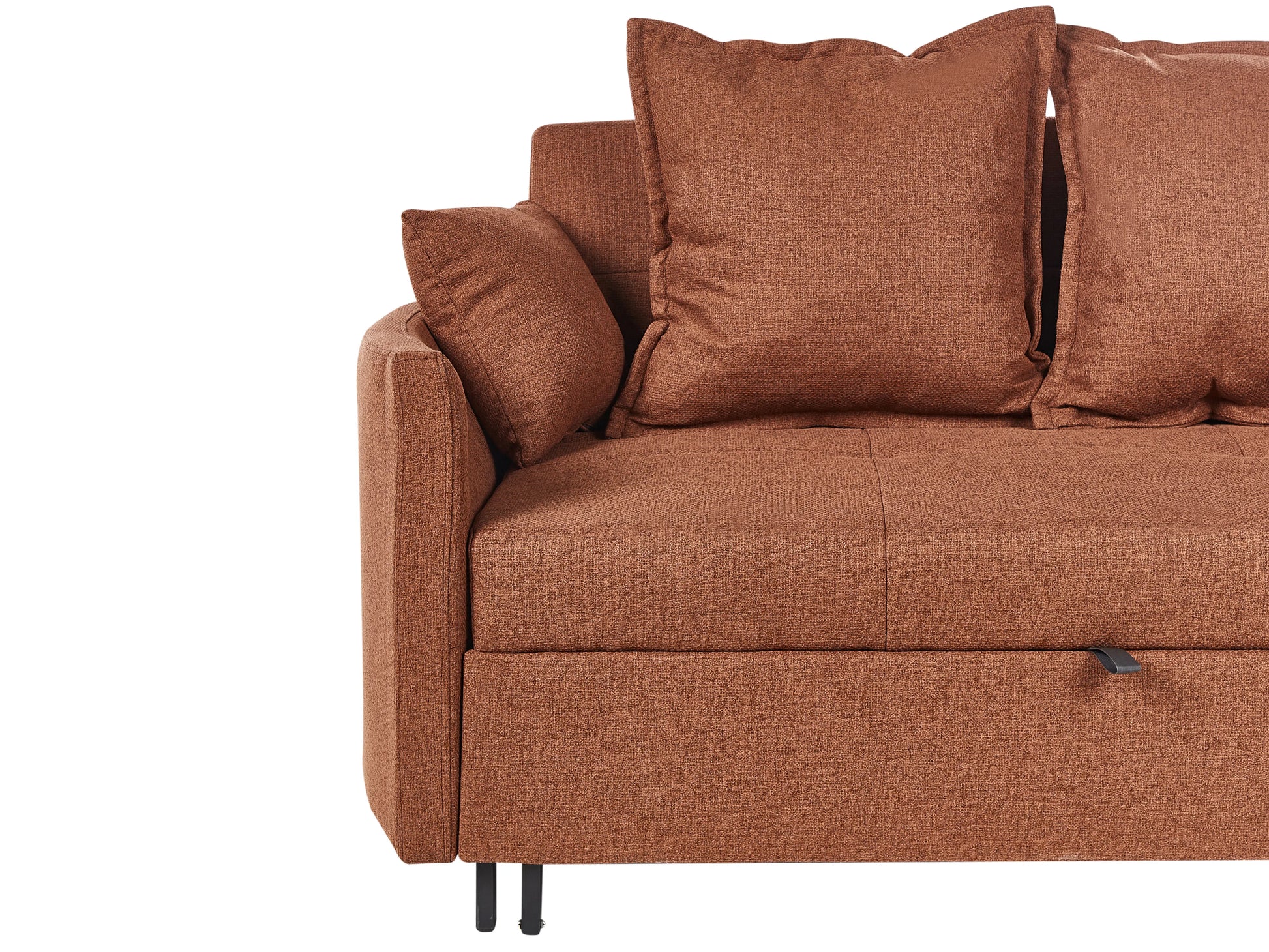  Sofa Bed 2 Seater HOVIN Fabric Golden Brown