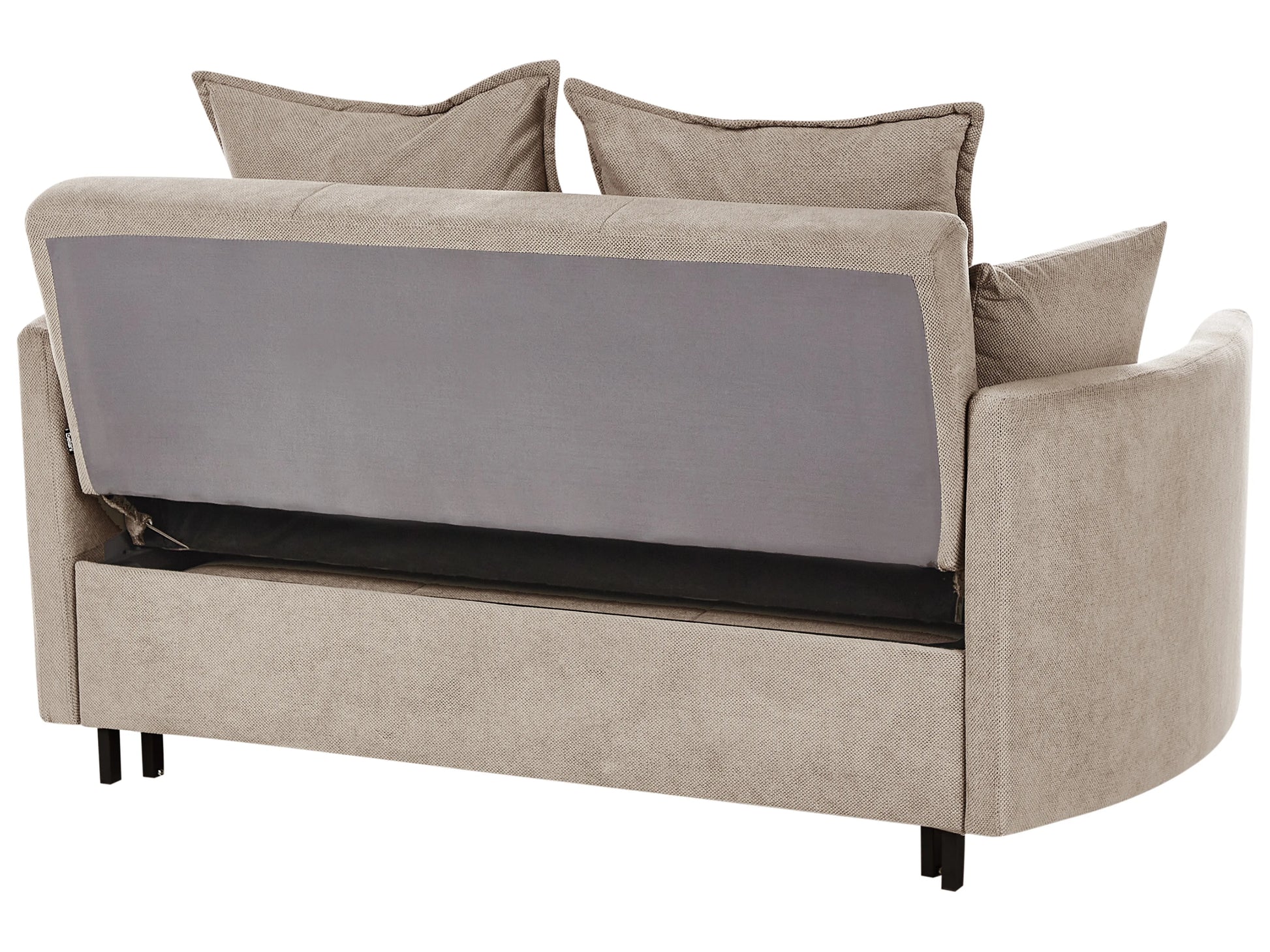  Sofa Bed 2 Seater HOVIN Fabric Taupe