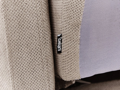  Sofa Bed 2 Seater HOVIN Fabric Taupe