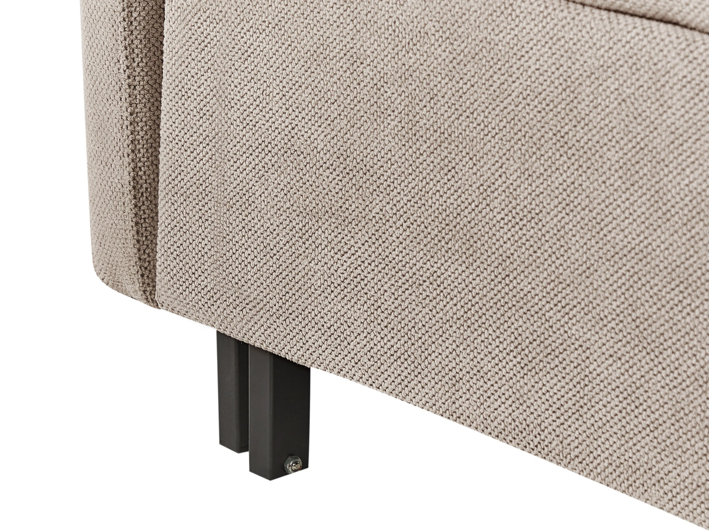  Sofa Bed 2 Seater HOVIN Fabric Taupe