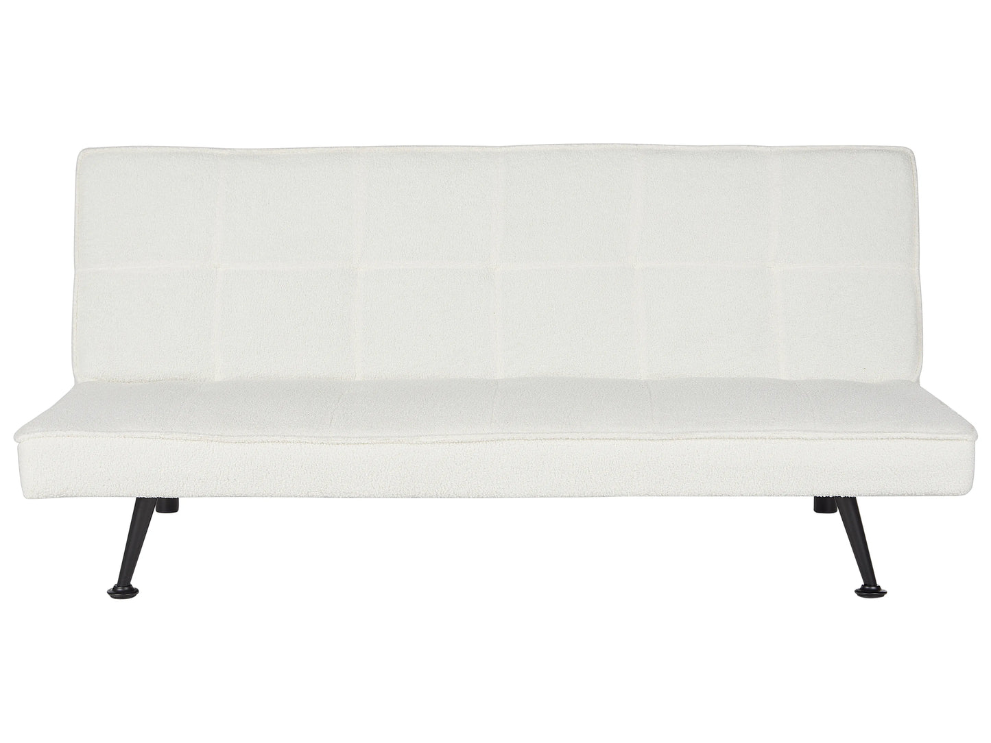  Sofa Bed 3 Seater HASLE Boucle White