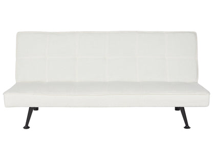  Sofa Bed 3 Seater HASLE Boucle White