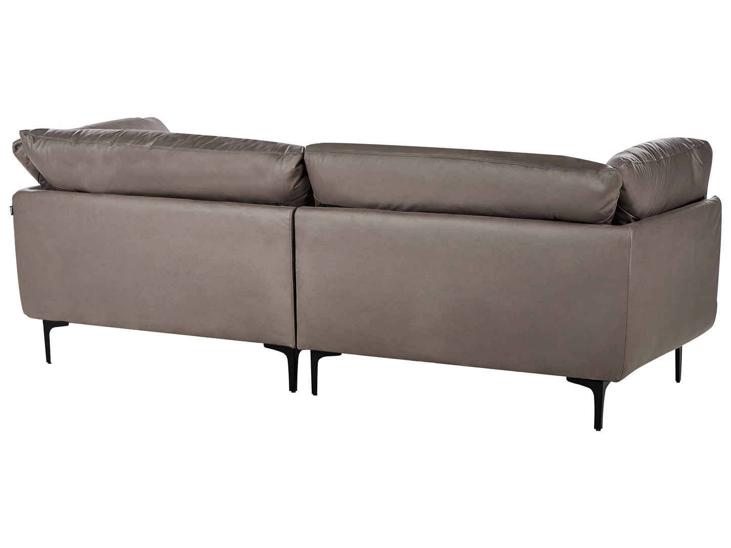  Sofa 3 Seater REVSNES Faux Leather Brown