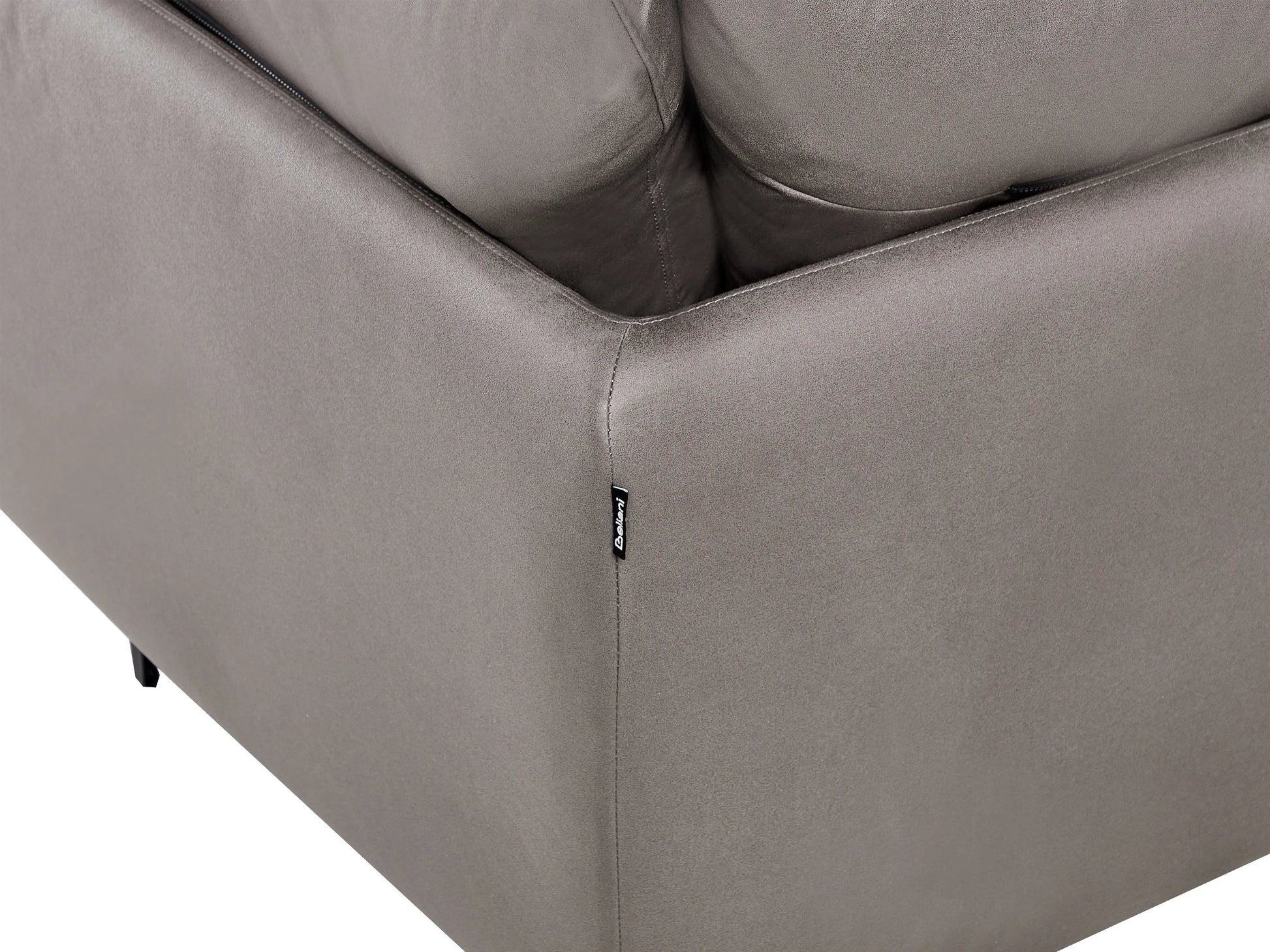  Sofa 3 Seater REVSNES Faux Leather Brown