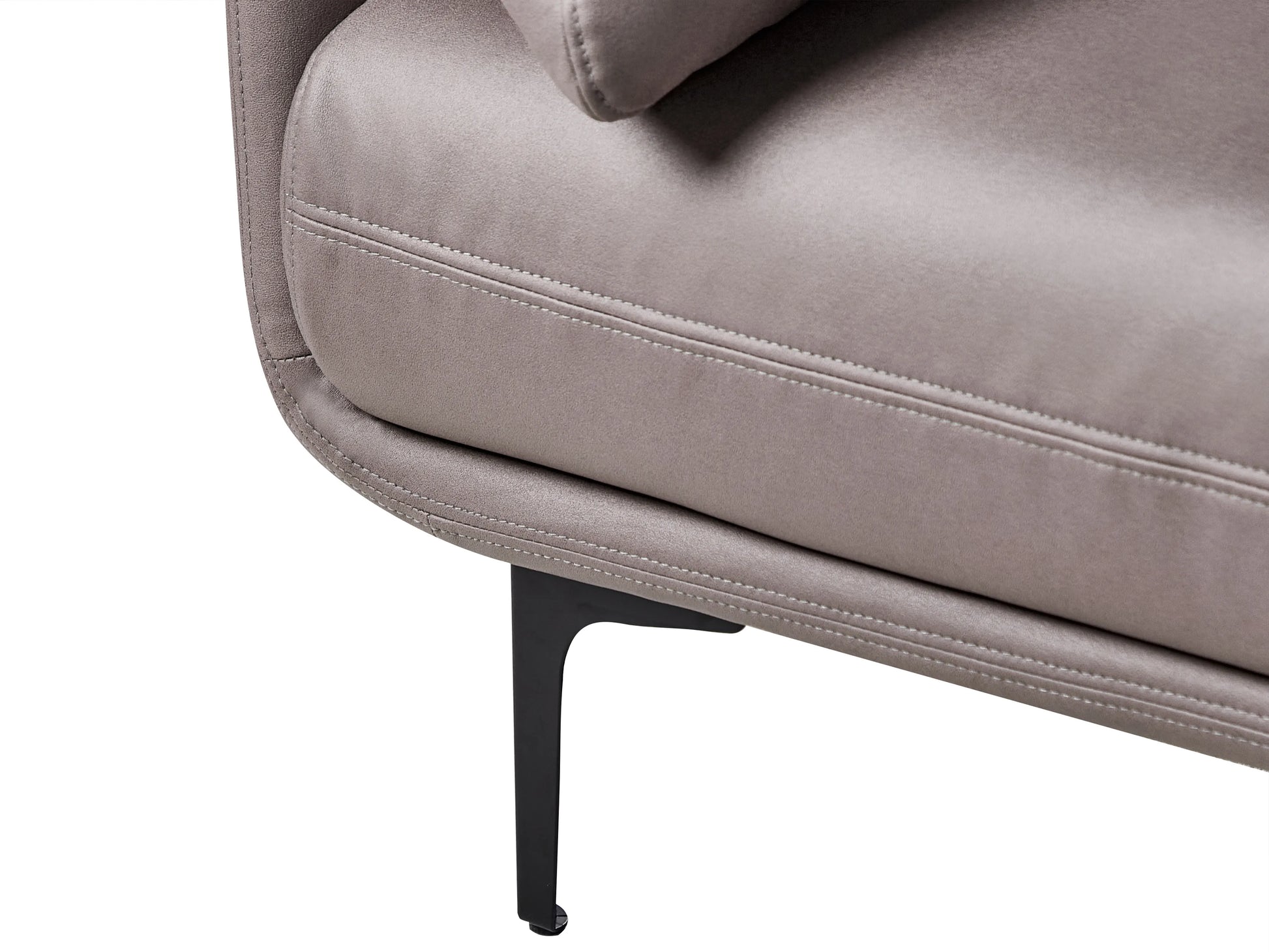  Sofa 3 Seater REVSNES Faux Leather Brown