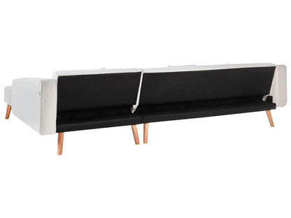  Corner Sofa Bed 4 Seater VADSO Boucle Off-White Left Hand
