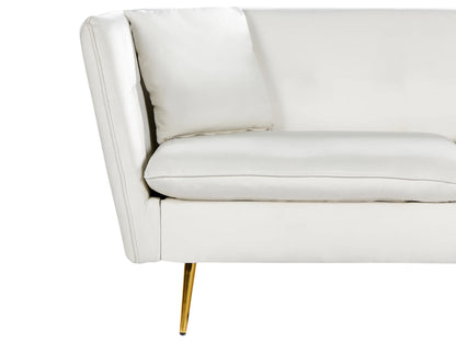  Sofa 3 Seater FREDERICA Velvet Off-White