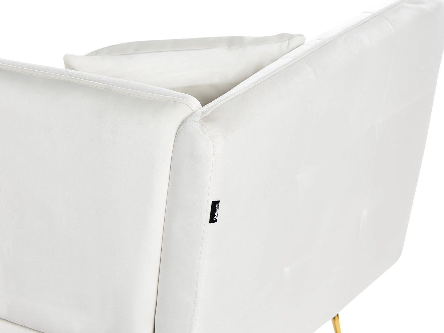  Sofa 3 Seater FREDERICA Velvet Off-White