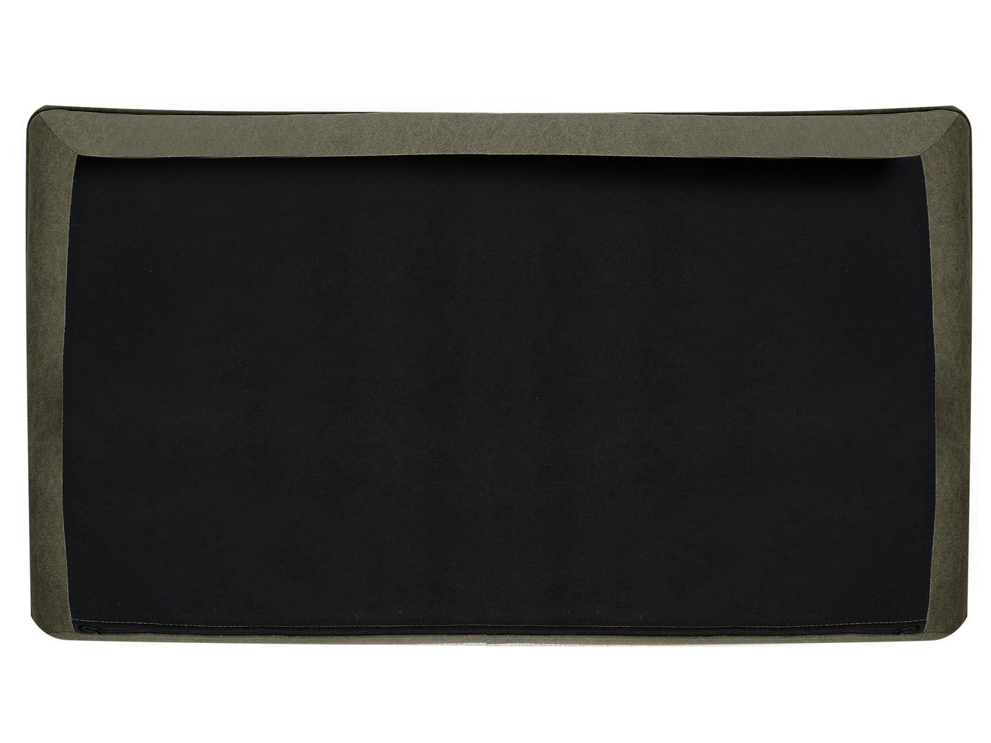  Corner Sofa 3 Seater ELVENES Fabric Dark Green Right Hand